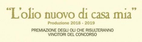 CONCORSO "L'OLIO NUOVO DI CASA MIA"