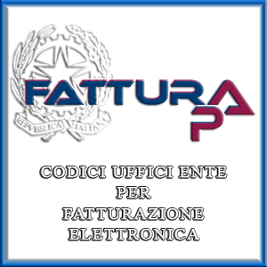 Codici uffici ente per fatturazione elettronica